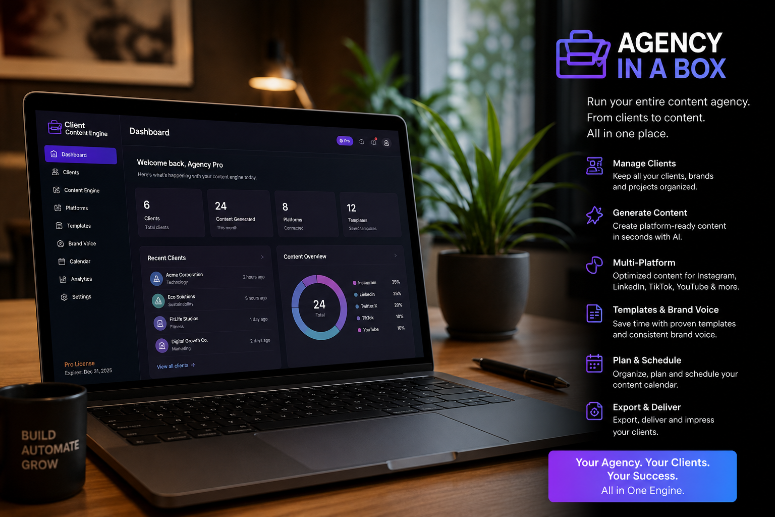 HW Agency in a Box product workspace