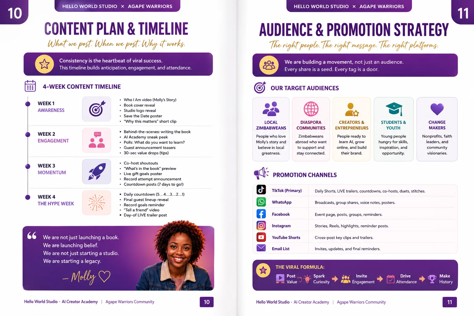 Agency in a Box reusable template system visual